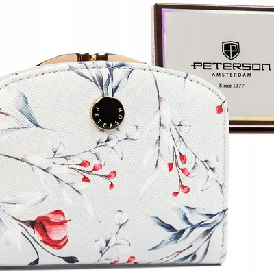 Portfel damski Peterson PTN 1830-F8 kwiaty