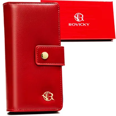 Portfel damski Rovicky R-POR-01-F7 czerwony