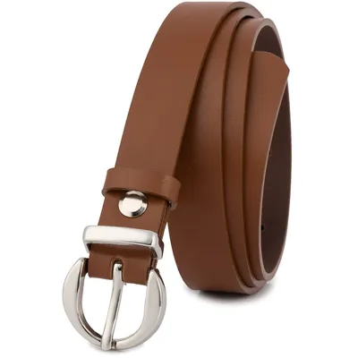 Pasek skórzany BELTIMORE r.85-100 cm O21 brązowy
