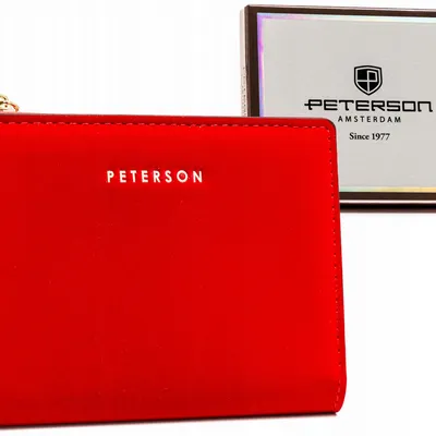 Portfel damski Peterson PTN 003-WEI czerwony