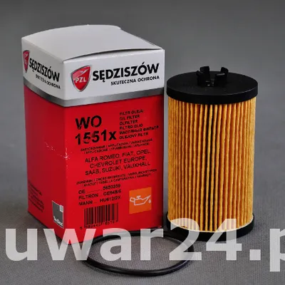 WKŁAD FILTRA OLEJU WO15-51X / WO1551X