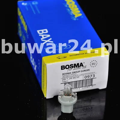 ŻARÓWKA /0973/ 24V 1,2W B8,5D