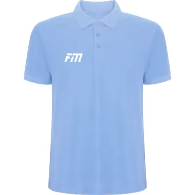 Koszulka polo 190g/m² - błękitna