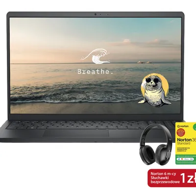 Laptop DellL Inspiron 15255-A261 - AMD Ryzen 5-7530U | 8GB | SSD 1TB | 15.6" FHD(1920x1080) Dotykowa | AMD Radeon Graphics | Windows 11 | Carbon Black