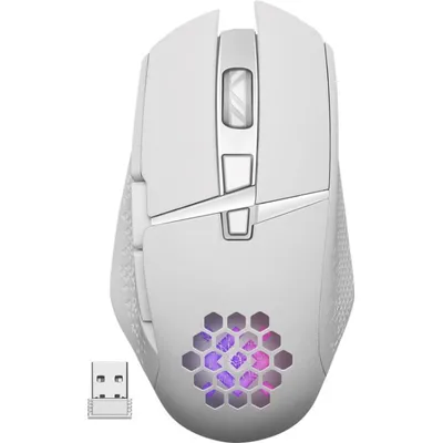DEFENDER MYSZ GM-514 GLORY OPTIC RF RGB 3200DPI 7P BIAŁA 52513
