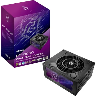Zasilacz ASRock PHANTOM GAMING 1300W 80 Plus Gold