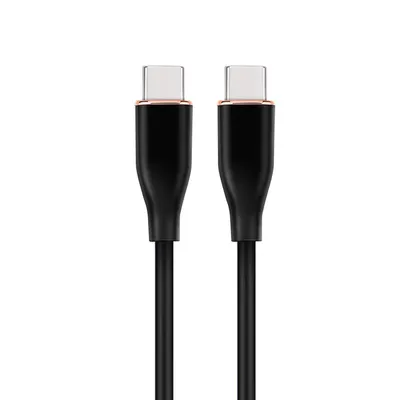 GEMBIRD KABEL USB TYP-C POWER DELIVERY (PD) 60 W, "PREMIUM SILICON", OPLOT SILIKONOWY, 1.5 M, CZARNY