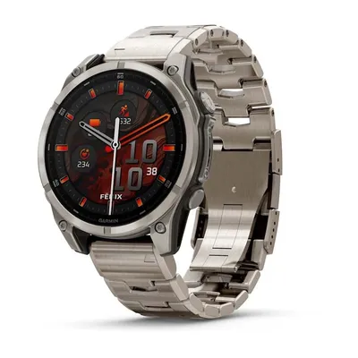 Zegarek sportowy Garmin Fenix 8 AMOLED Sapphire 47mm Stainless Steel