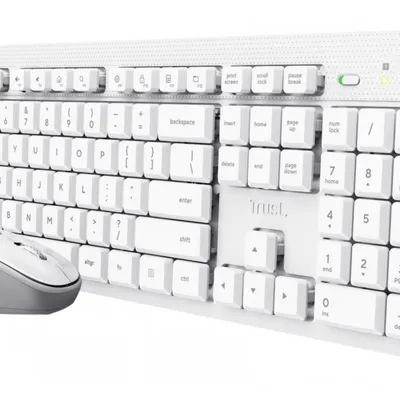 Klawiatura + mysz Trust ODY II Wireless White US
