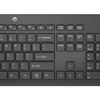 Zestaw klawiatura + mysz HP 230 Wireless Mouse and Keyboard Combo bezprzewodowe czarne 18H24AA#ABB