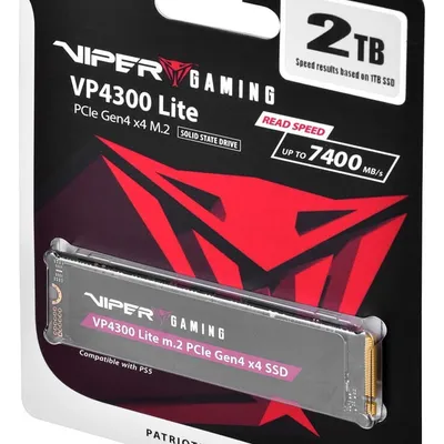 Patriot Viper VP4300L M.2 PCI-Ex4 NVMe 2TB 7.2 / 6.