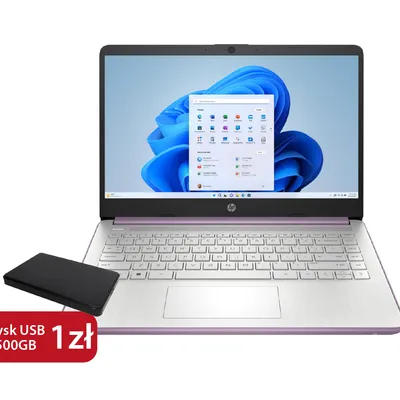 Laptop HP 15-FD0123DS - Intel N100 | RAM 4GB | SSD 128GB | 15.6"HD Dotykowa | Windows 11 | Podświetlana klawiatura, czytnik linii papilarnych | WINTER