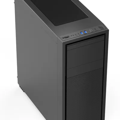 GEMBIRD OBUDOWA FORNAX K500 MIDI-TOWER (2X USB 3.0, 1X USB TYP-C, CZYTNIK KART, HD AUDIO) CZARNA
