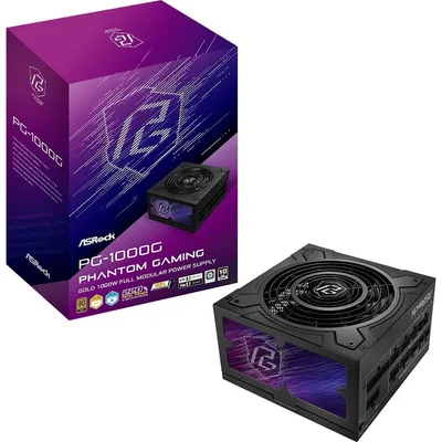 Zasilacz ASRock PHANTOM GAMING 1000W 80 Plus Gold