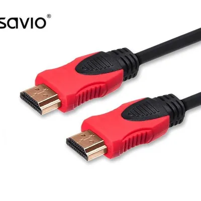 Kabel SAVIO Kable HDMI 2.0 CL141 (HDMI M - HDMI M; 10m; kolor czarny)