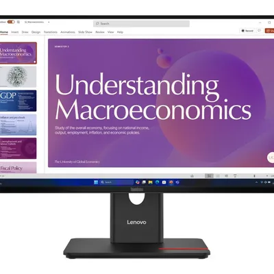 Lenovo ThinkVision T24D-40 23.8"FHD 120Hz 250nits AG HDMI DP USB Eclipse Black