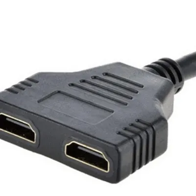 Adapter GEMBIRD DSP-2PH4-04 (HDMI M - 2x HDMI F; 0,20m; kolor czarny)