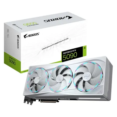 Karta graficzna Gigabyte AORUS GeForce RTX 5090 Stealth ICE 32GB GDDR7 DLSS4