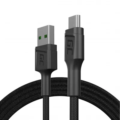 GREEN CELL KABEL KABGC20 GC POWERSTREAM USB-A - MICRO USB 120CM, SZYBKIE ŁADOWANIE ULTRA CHARGE, QC 3.0