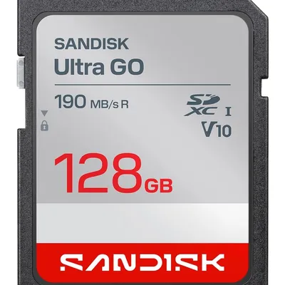 Sandisk Ultra Go SD UHS-I 128GB SD 190MB/s(R)