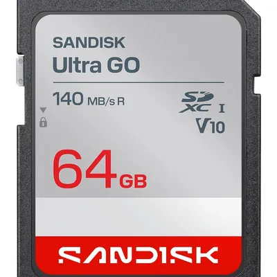 Sandisk Ultra Go SD UHS-I 64GB SD 140MB/s(R)