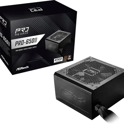 Zasilacz ASRock PRO-650B 650W 80 PLUS Bronze