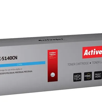 Activejet ATK-5140CN Toner (zamiennik Kyocera TK-5140C; Supreme; 5000 stron; niebieski)
