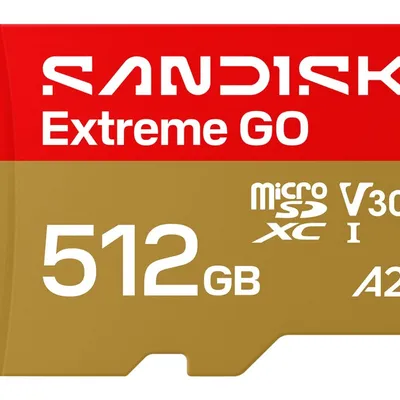 Sandisk Extreme Go microSD UHS-I 512GB MicroSD 240MB/s(R) / 160MB/s(W)