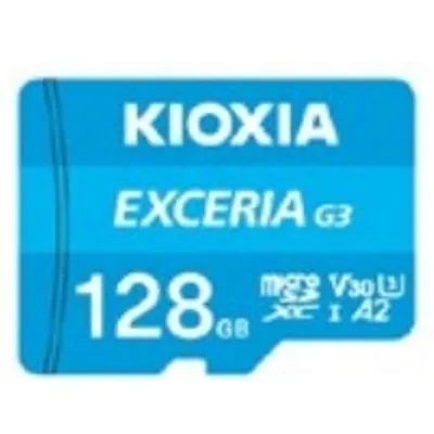 KIOXIA Exceria Plus 128GB microSD G2 UHS I U3 V30 with adapter
