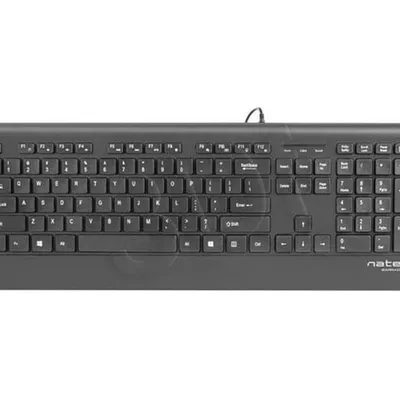Klawiatura membranowa NATEC Barracuda NKL-0876 (USB 2.0; (US); kolor czarny)