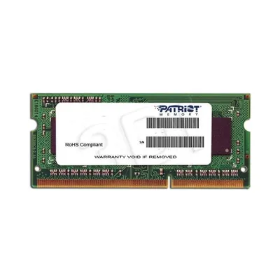 Pamięć Patriot Memory Signature PSD38G16002S (DDR3 SO-DIMM; 1 x 8 GB; 1600 MHz; CL11)