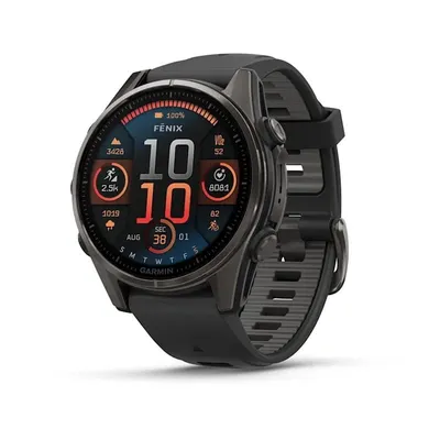 Zegarek sportowy Garmin Fenix 8 AMOLED Sapphire 43mm Czarny