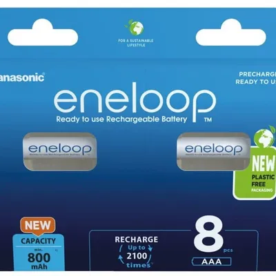PANASONIC ENELOOP AAA 800 mAh 8 szt