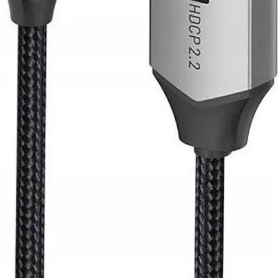 Kabel USB-C do HDMI Vention 4K@60Hz w oplocie 2m szary