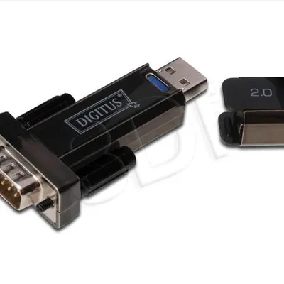 Adapter DIGITUS DA-70156 (USB M - RS-232 M; kolor czarny)