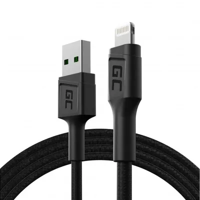 GREEN CELL KABEL KABGC21 GC POWERSTREAM USB-A - LIGHTNING 120CM, SZYBKIE ŁADOWANIE