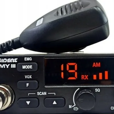 CB Radio PRESIDENT Jimmy 3 III 12V ASC 12V AM FM