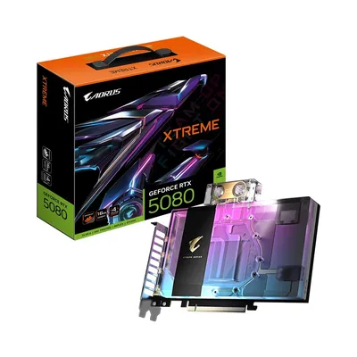 Karta graficzna Gigabyte GeForce RTX 5080 AORUS XTREME WATERFORCE WB 16GD