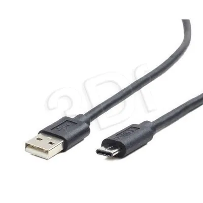 Kabel GEMBIRD CCP-USB2-AMCM-6 (USB 2.0 M - USB typu C M; 1,8m; kolor czarny)