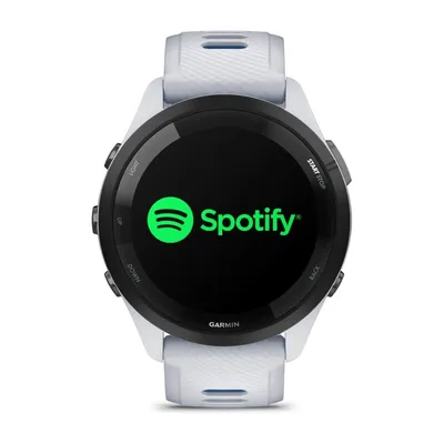 Zegarek Garmin Forerunner 265, 46mm AMOLED Mleczny Kwarc