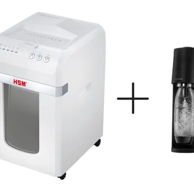 HSM Shredstar Autofeed X300, 30L, P4, 4x12 mm + dodajemy SodaStream saturator Terra Czarny+butelka 1L+CO2 za 1zł