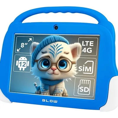 BLOW TABLET KIDSTAB8 4G 4/64GB NIEBIESKIE ETUI