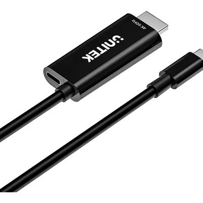 UNITEK KABEL USB-C - HDMI 4K60HZ Z PORTEM PD 100W M/M