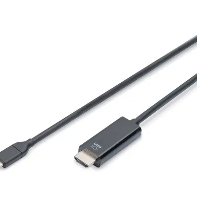 DIGITUS KABEL USB C/HDMI M/M 3.1 4K60HZ 5M CZARNY