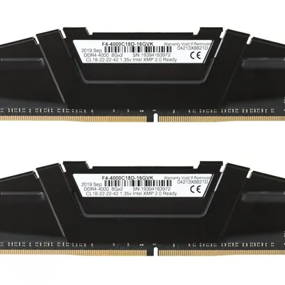 G.SKILL RipjawsV DDR4 2x8GB 4000MHz CL18 XMP2 Black