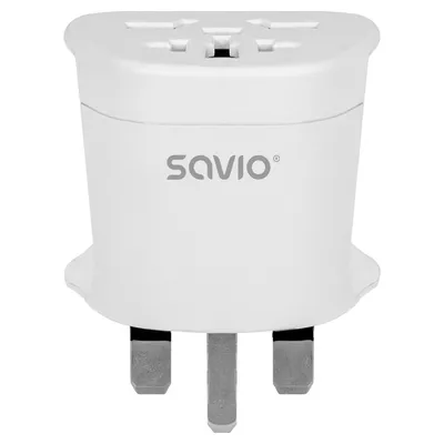 SAVIO ADAPTER PODRÓŻNY GNIAZDO GLOBALNE - WTYK UK AP-05