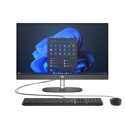 HP ProOne 245 G10 AiO Ryzen 7 77730U 23.8"FHD IPS 250nits AG 16GB DDR4 3200 SSD512 Radeon Vega 8 Kb+Mouse Cam 5Mpx + IR W11Pro Black 3Y OnSite