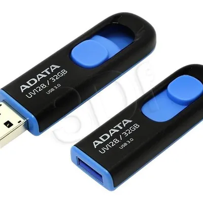 Pendrive ADATA UV128 AUV128-32G-RBE (32GB; USB 3.0; kolor czarny)