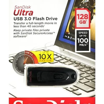 Pendrive SanDisk CRUZER SDCZ48-128G-U46 (128GB; USB 3.0; kolor czarny)