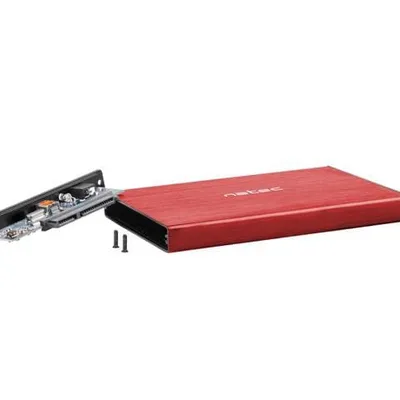 Obudowa NATEC Rhino Go NKZ-1279 (2.5"; USB 3.0; Aluminium; kolor czerwony)